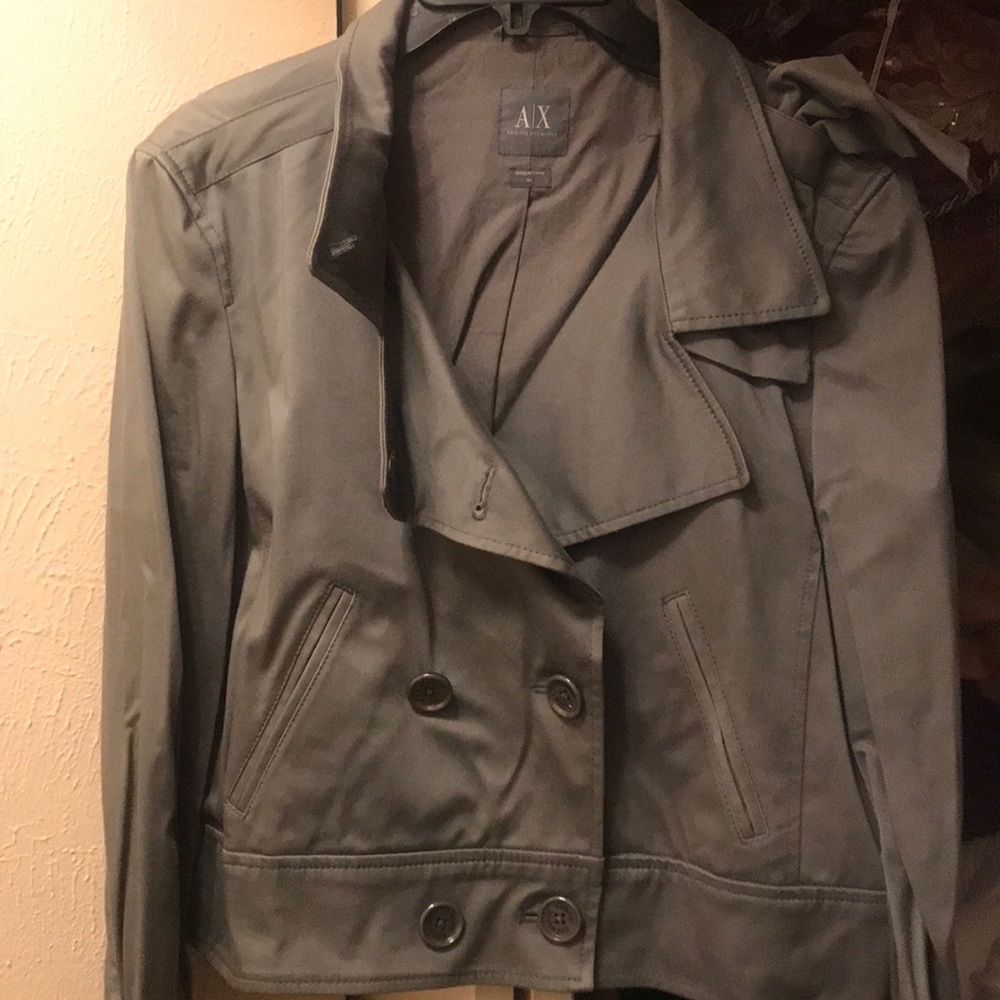 Grey lightweight Armani Exchange jacket
